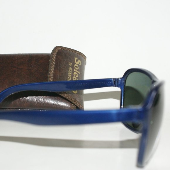 NWT True Vintage navigator plastic frame w/ G-15 optical glass lens sunglasses - Picture 3 of 3